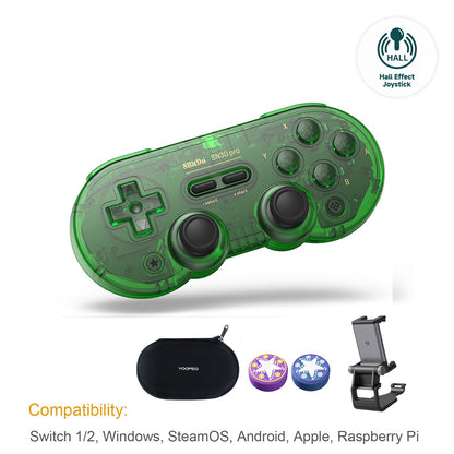 8Bitdo SN30 Pro Bluetooth Wireless Gaming Controller with Hall Effect for Switch 2 MacOS Android Raspberry Pi Windows Steam Deck