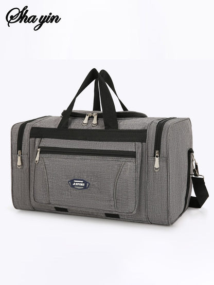 Oxford Waterproof Men Travel Bags Hand Luggage Big Travel Bag Business Large Capacity Weekend Duffle Travel Bag Fitness Bag