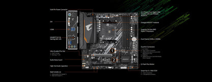 Placa-mãe GIGABYTE New B550M AORUS ELITE Micro-ATX AMD B550 Socket AM4