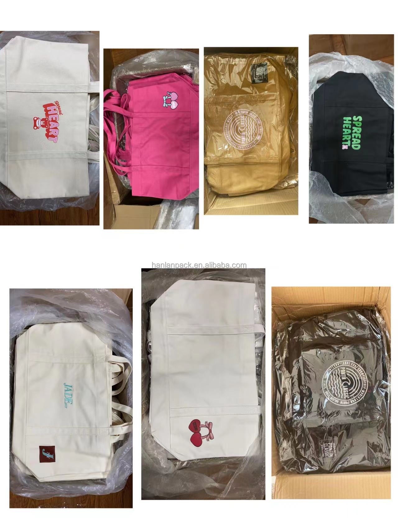 High Quality Custom Eco Beach Tote Bag Cotton Bag Canvas Tote Bags with Custom Printed Logo