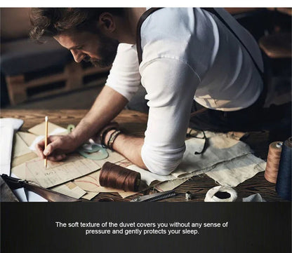 Sondeson Luxury White 100% Goose Down Pillow Down-proof King Queen 100% Cotton Bedding 3D Style Rectangle Pillows For Sleep Gift