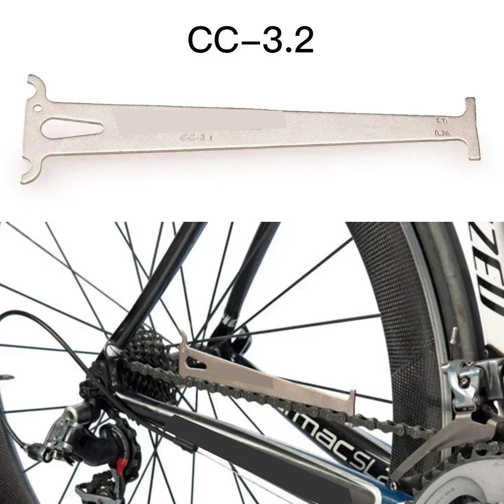 Bicycle disc brake pad correction wrench chain tool pedal wrench crank puller