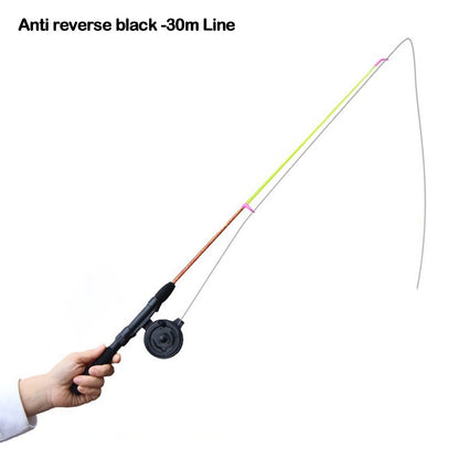 Varas de pesca retráteis para gelo 2024 Varas de pesca giratórias de inverno para pesca no gelo 35/40/75/80cm Varões de pesca de gelo para crianças Pesca de inverno no gelo