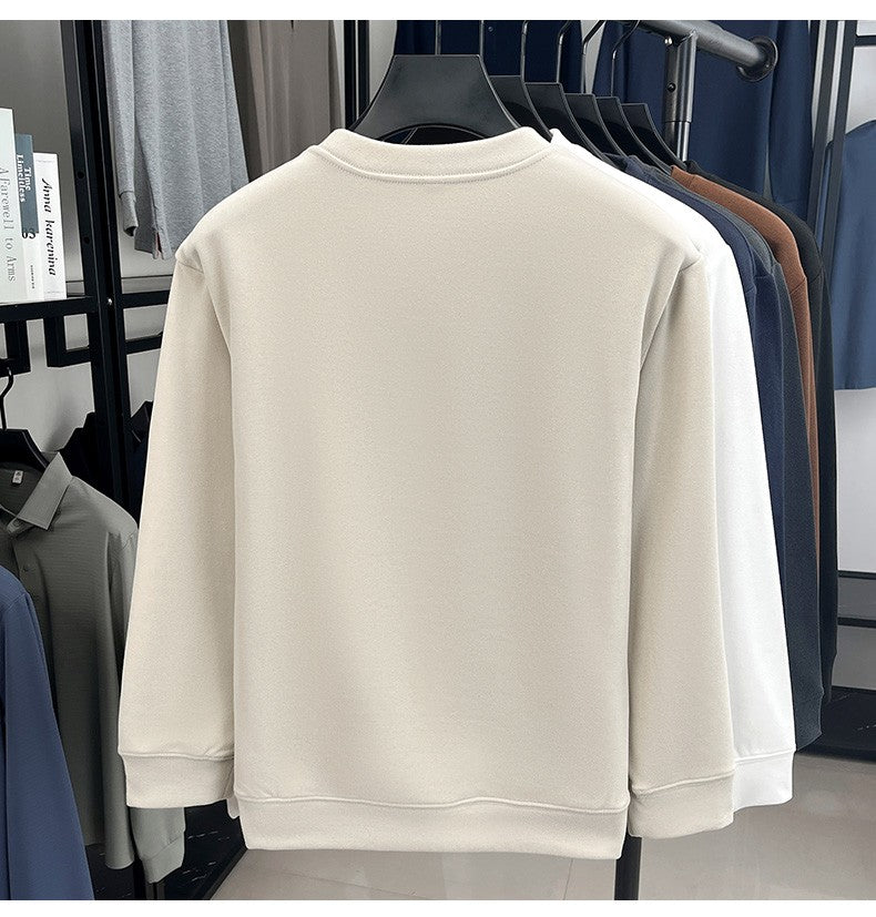 Luxury brand long sleeve T-shirt men's autumn Paul trendy exquisite pony embroidery pullover loose casual round neck sweatshirt