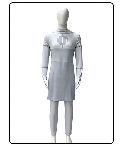 Adult Invincible Omni-Man Cosplay Costume Nolan Grayson Viltrumite Outfit Jumpsuit with Cloak for Halloween Anime Role Play