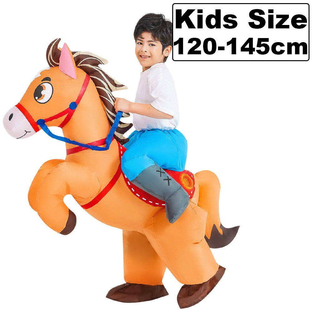 HOT Anime Dinosaur Inflatable Costume Party Mascot Costumes Suit Disfraz Cosplay Halloween Costumes For Adult Kids Dress