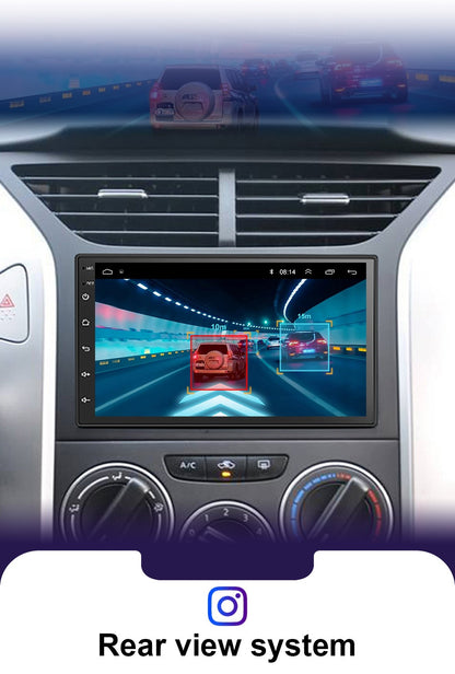 LEHX Universal 7 Inch 2 din Android 15 Car Radio 2.5D QLED Screen Car Multimedia Player Carplay Android Auto Stereo Autoradio