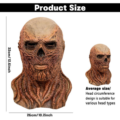 Vecna Strange Thing Mask Horror Devil Full Face Helmet Monster Latex Masks Halloween Carnival Party Costume Props Accessories