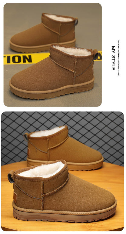 Snow Boots Man Shoes Men Korean Climate Lot Shoes Original High Heel Ankle Boots for You Women Sneakers Brown Boot Mens Shoe