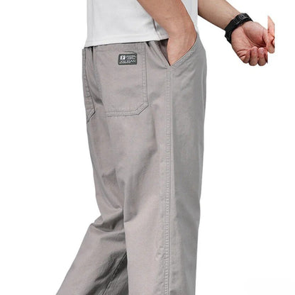 Calça Masculina Casual Plus Size 6GG Algodão Folgada Comprida Calça Esporte Elástico Cordão Moletom Masculina Calça Jogger Masculina Outono