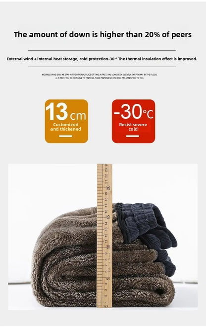 Thickened Fleece Lamb Velvet Large Size Corduroy Wide Leg Casual Straight Leg Pants Women Autumn Winter Special Thick Shiny Casu