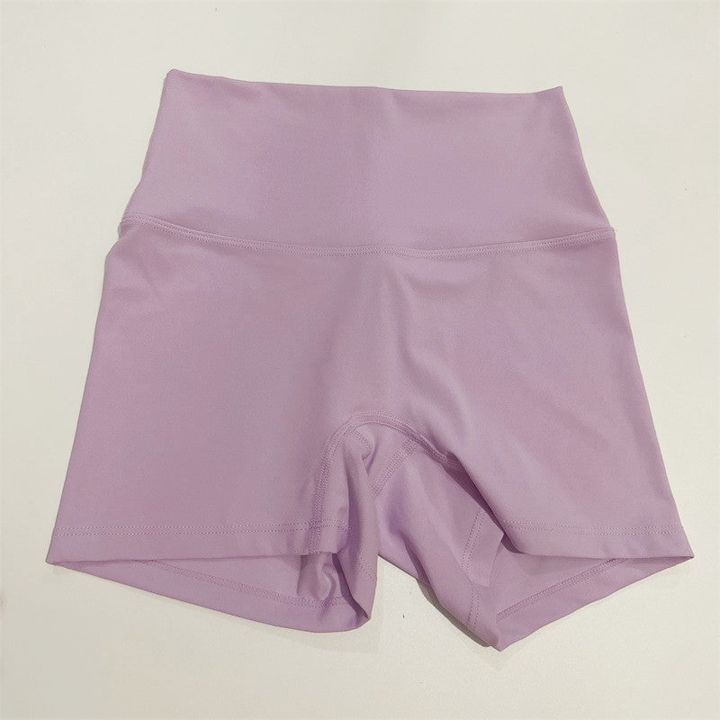 Solid Color High Waist Yoga Ultrashort Leggings Soft Women Gym Athletic Tight Sport Short Compression Comprehensive Training Jog