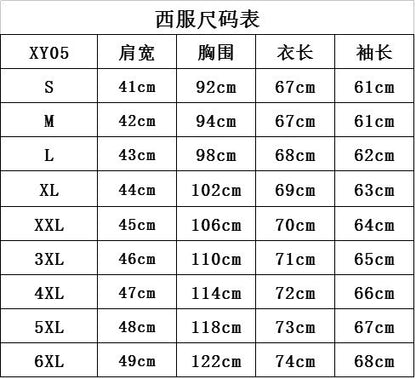 Men's Workwear Blazer Casual Spring Male Pocket Buesiness Slim Fit One Button Closure Uniform ZJFS-02020001