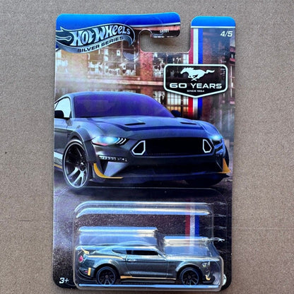 Hot Wheels Carros GRT01-9c6m Mustang 60º Aniversário Conjuntos Ford Mustang GRT Modelos de Veículos Diecast 1:64 Carrinhos de Brinquedo Presente Colecionável