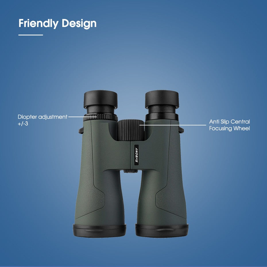Binóculos Svbony SA203 Telescope 12x50 Profissional Poderoso BAK4 IPX7 À Prova D'Água Equipamento de Camping para Observação de Pássaros Observação de Estrelas