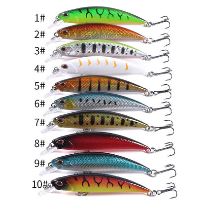 HENGJIA Jerkbait Sinking Wobblers Iscas de Pesca 8cm-9g Truta Artificial Plástico Rígido Isca Crankbait Pesca de Baixo