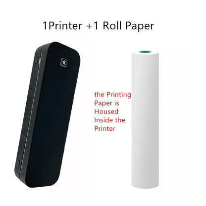 Impressora Térmica Portátil A4 Sem Tinta Bluetooth Máquina de Impressão de Documentos PDF Excel Word Rolo de Papel Para Trabalho de Escritório Casa Escola