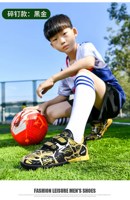 New Kids Football Boots Non Slip Professional Fast Children Football Shoes Original Boys Soccer Shoes Indoor Match Ultralight