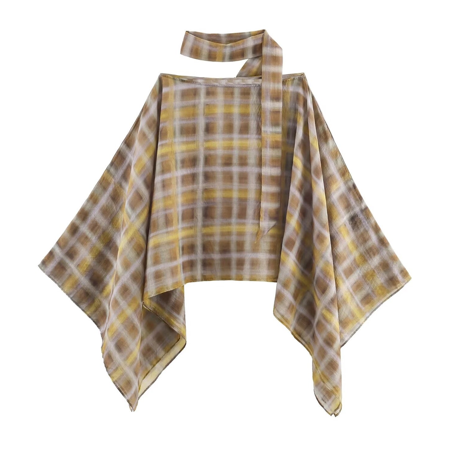 TFAFXY 2025 Streetwear Chic Women Cloak Solid Rivet O-Neck Scarf Collar Long Sleeve Loose Cloak New Fashion Outwear