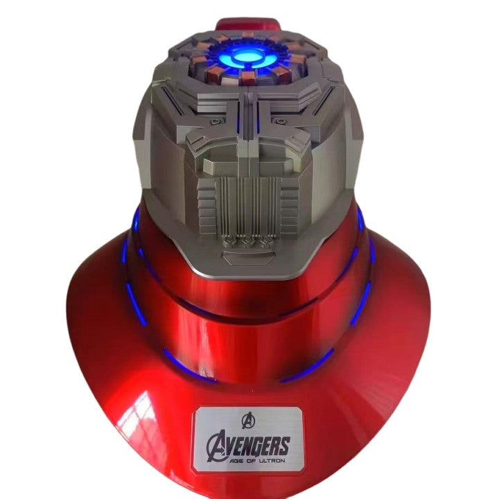 Capacete Homem de Ferro Mk5 Elétrico com Controle de Voz Máscara Vestível 1:1 Abertura e Fechamento Automático Modelo Colecionável Presente para Adultos