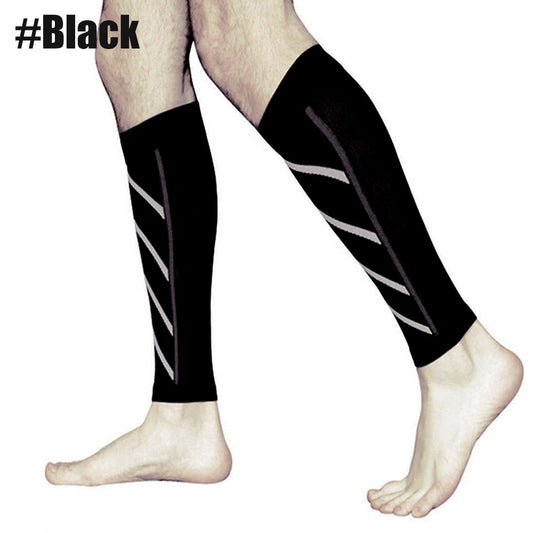 1Pair  Compression Calf Sleeves Running Leg Compression Sleeve Compression Socks for Shin Splint For Men Women 20-30mmHg