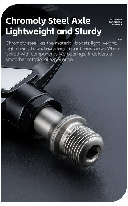 WEST BIKING Road Bike Pedals Nylon Bicycle Locking Pedals Cycling Bearing Cleats Clipless Pedal Look System With Locking Plates