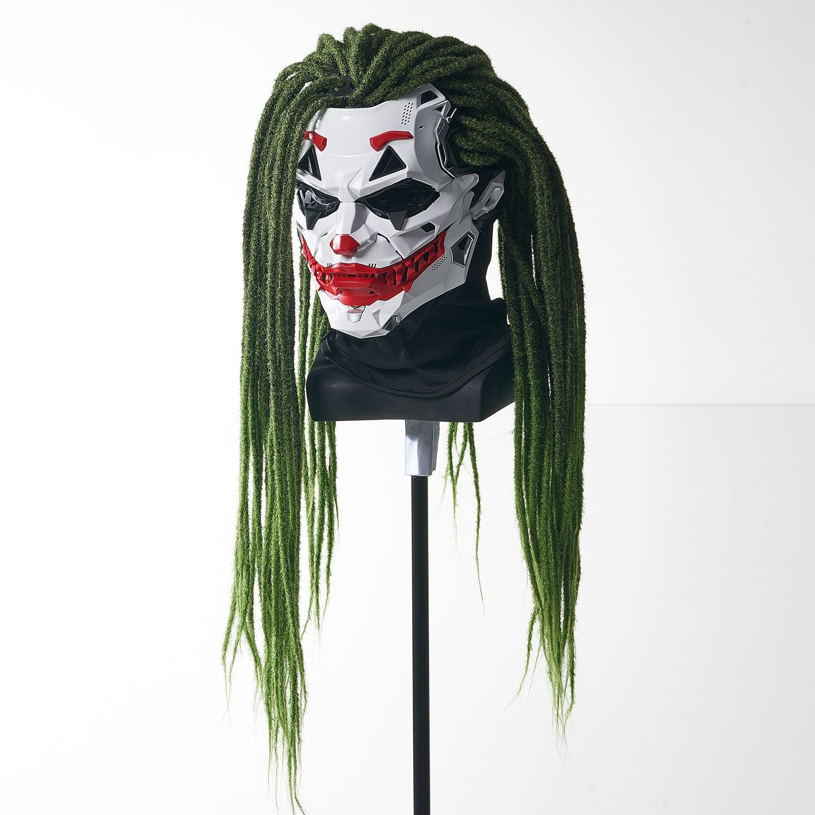 Cyberpunk Masks Braids 2d Cosplay Resin Custom Products Halloween Anime Role-Playing Props And Gifts Toys