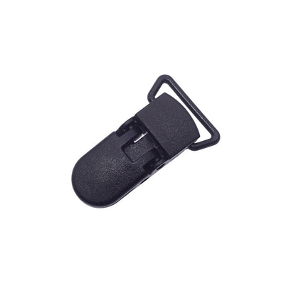 Sutoyuen 40pcs Hot D Shape Kam Plastic Pacifier Clips Plastic Baby Soother Dummy Suspender Chain Holder Clips for 20mm Ribbon