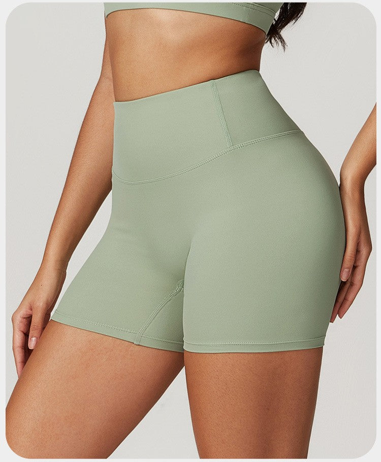 SWELTERING Gym Fitness Shorts Running Cycling Sports Shorts Breathable Workout Short Leggings High Waist Fitness Yoga Shorts