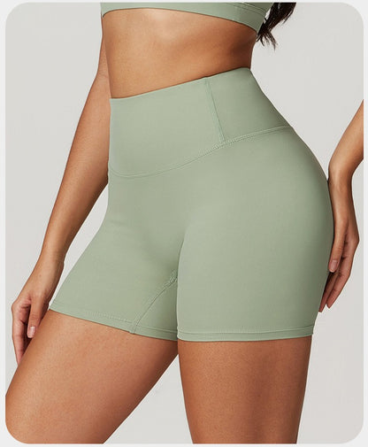 SWELTERING Gym Fitness Shorts Running Cycling Sports Shorts Breathable Workout Short Leggings High Waist Fitness Yoga Shorts