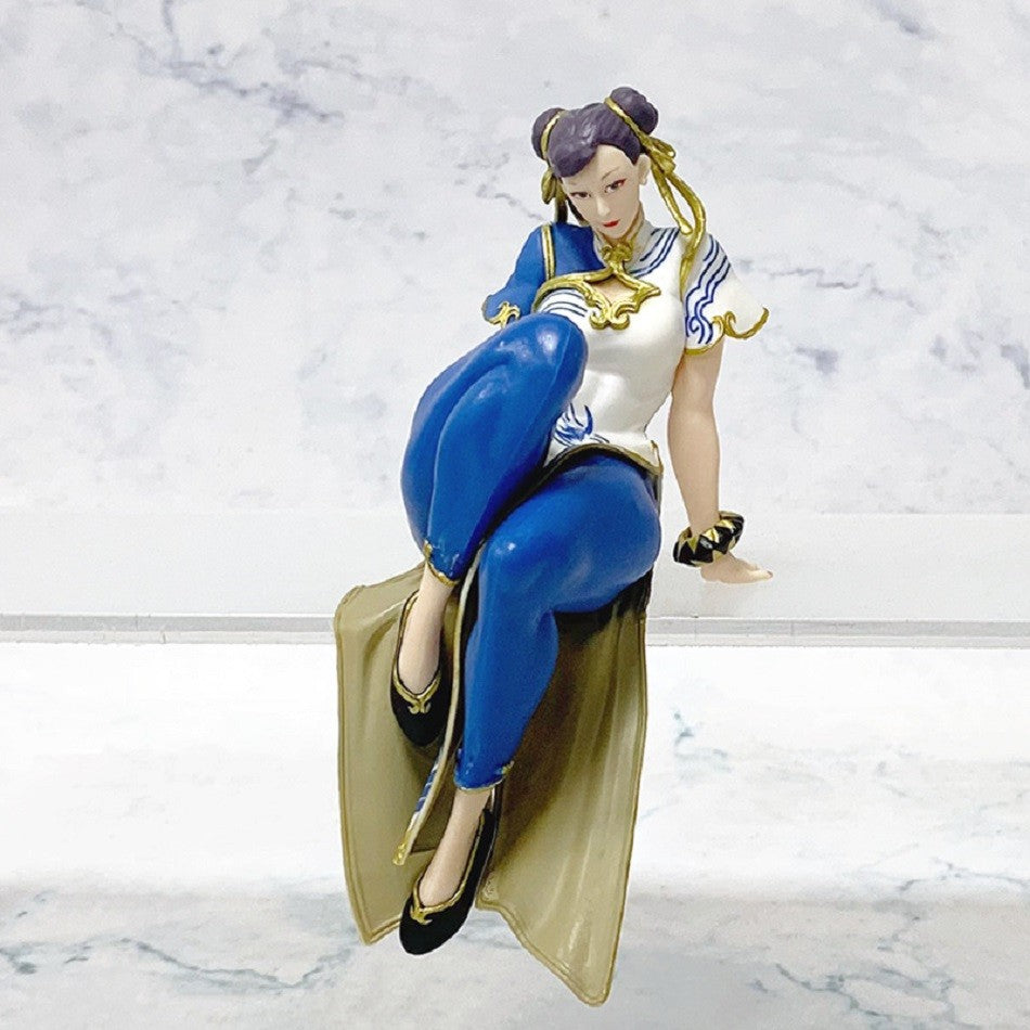 14cm Street Fighter 6 Anime Game Figure Chun-Li Ryu Action Figure Noodle Stopper Figurine Decorations PVC Collection Model Toys