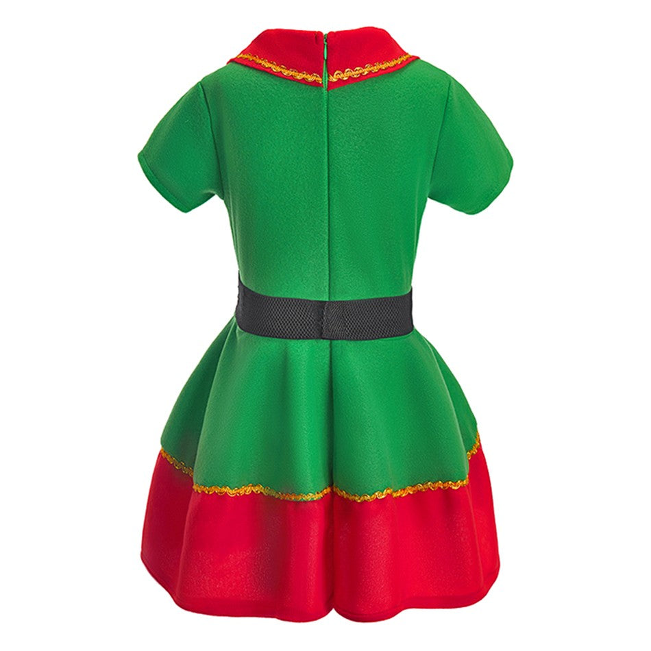 Kids Adult Christmas Clothing Set Kids Tops Pants Hat Belt Children Xmas Clothes Baby Boy Girl Birthday Outfit Elves Costume