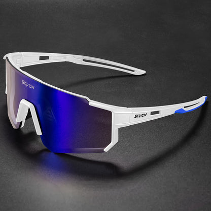 Óculos de Sol Fotocromáticos SCVCN Óculos de Ciclismo para Esportes ao Ar Livre Masculino Feminino MTB Escalada Óculos de Condução para Bicicleta Novo