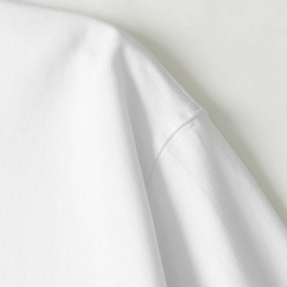 100% Cotton White Long sleeve T-shirt Men Autumn 2025 New Solid color High quality Loose Casual Black Tee Y2k Top Men clothing