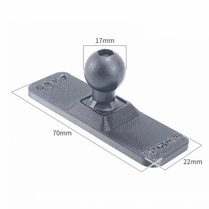 17mm Ball Head Car Center Console Adhesive Flexible Bending 3D Printing Base Suitable For Mobile Phone Holder Accessories