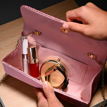 Luxury Stripes Designer One-shoulder bag Envelope Evening Clutch Bags hardware shoulder bag women wedding party gift bag