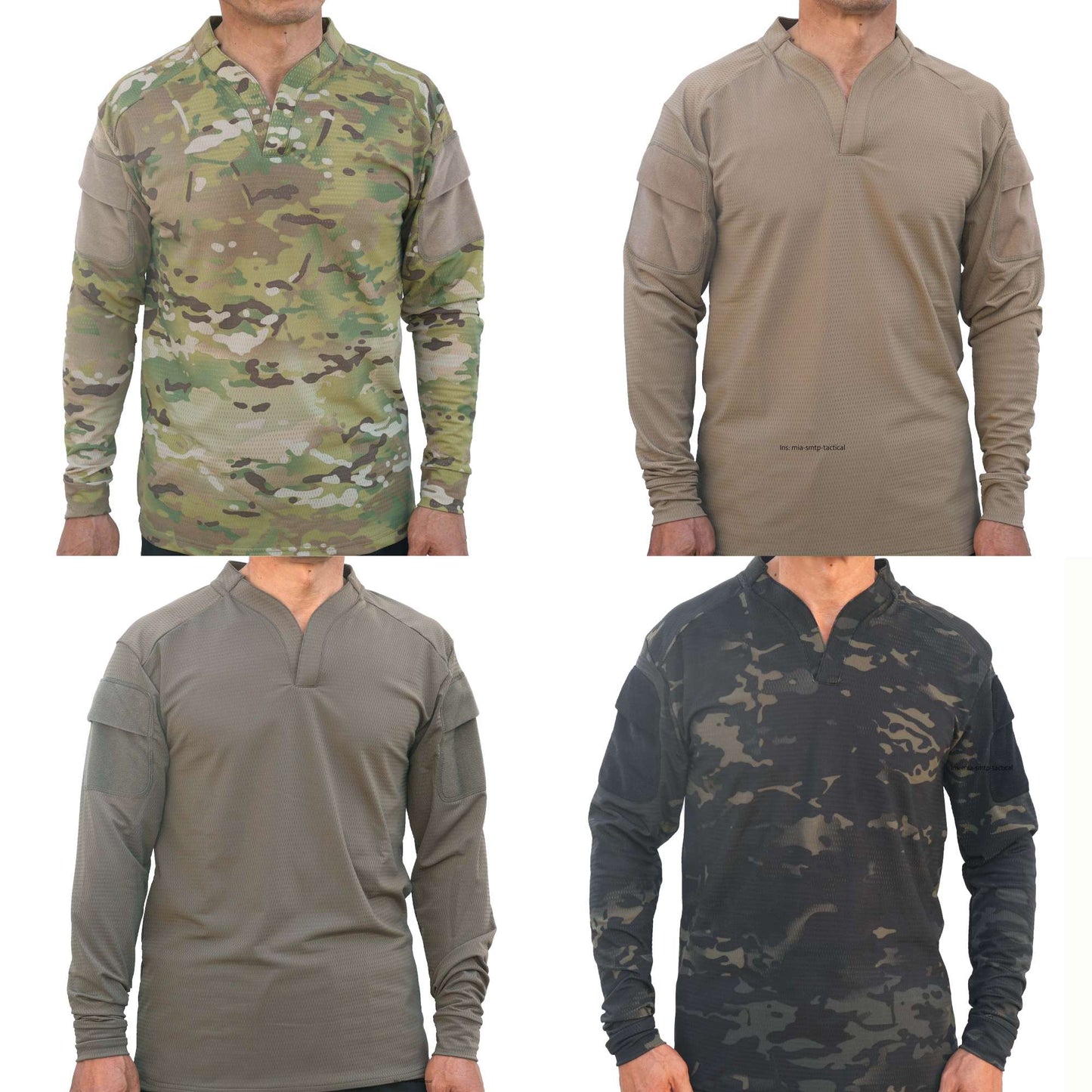 SMTP002 Cag Style Tactical Shirt Breathable Combat Shirt Men Long Sleeves