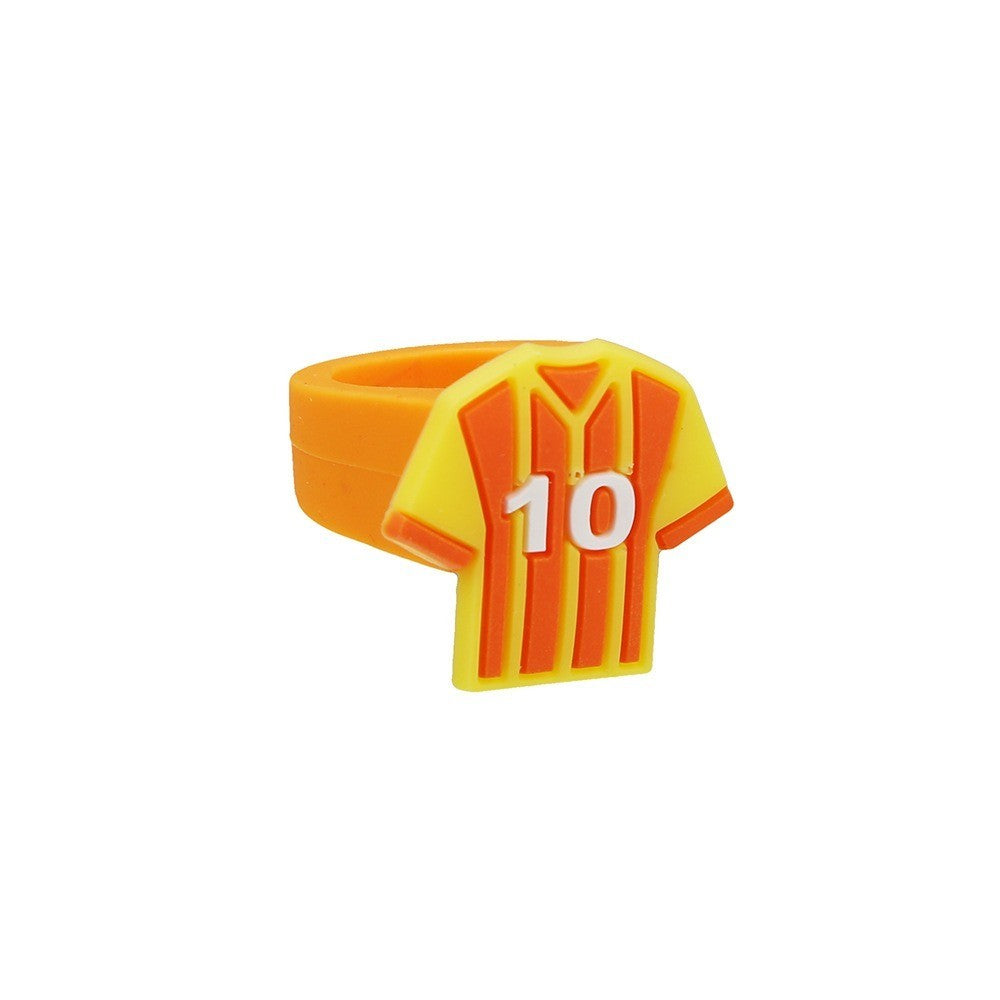 10-30Pcs Cartoon Football Theme Silicone Rings for Football Carnival Birthday Party Favors Pinata Gift Bag Filler Prize Party