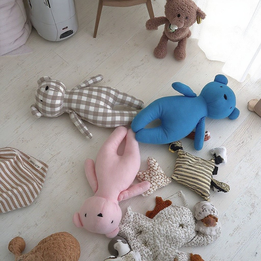 2025 Baby Plush Toy Comforts Sleeping Cute Rabbit, Bear, Mouse Baby Girl Doll, Cloth Doll Doll
