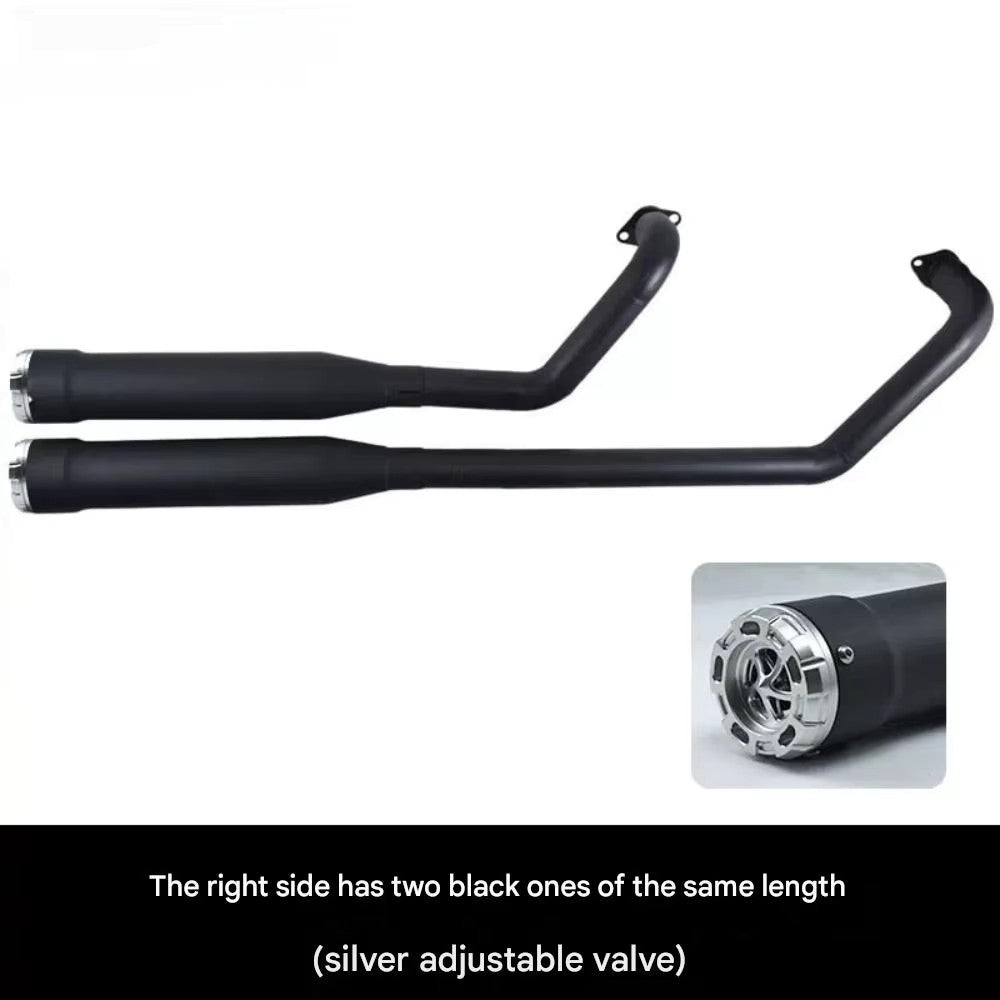 For BENDA Chinchilla 300 modified accessories, double snake-shaped exhaust pipe, deep bass with rich horse hoof sound