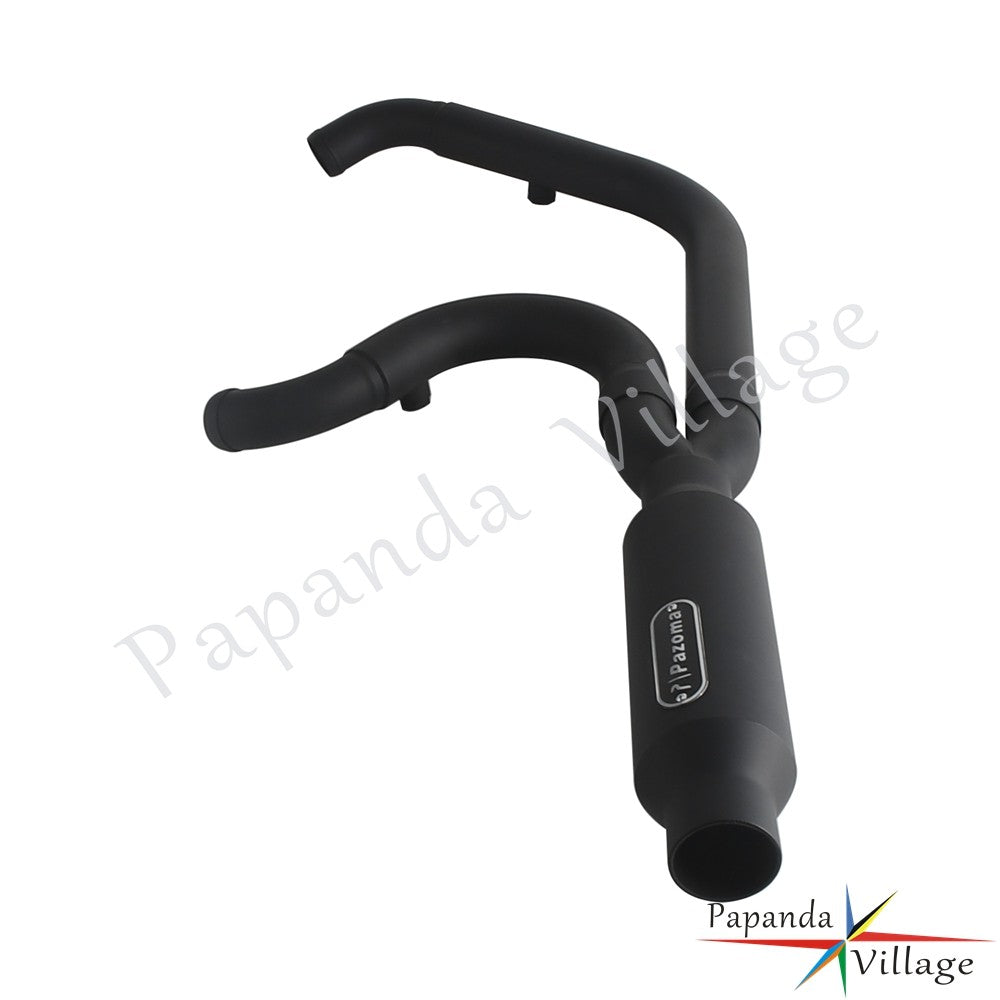 Motorcycle 2-into-1 Exhaust Pipe Muffler For Harley M8 Softail Low Rider S ST Fat Street Bob Standard Slim Deluxe FXLR 2018-2025
