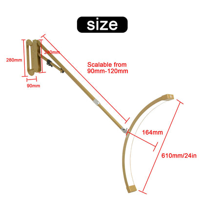 Fosoto Dimmable LED Video Light wall mount half moon light 3200K-5600K Fill light for Beauty Salon Makeup Nail Barbershop