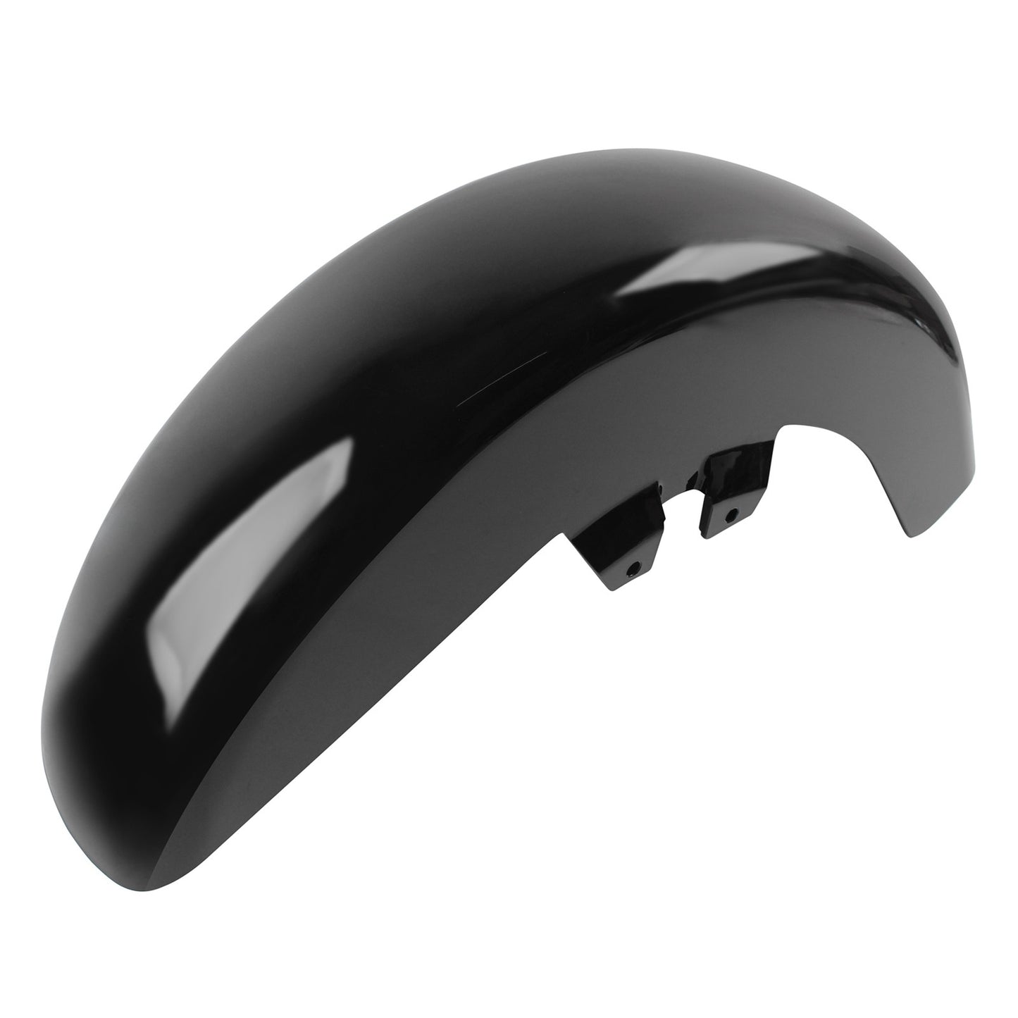 Para-lama dianteiro de plástico ABS preto vívido para motocicleta Harley Touring Road Electra Street Glide 1989-2013