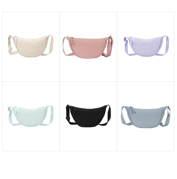 Semir Crossbody Bag Women 2025 New Chest Bag Macaron Color Dumpling Bag  Minimalist Waist Pack Shoulder Purse