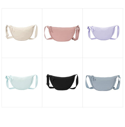 Semir Crossbody Bag Women 2025 New Chest Bag Macaron Color Dumpling Bag  Minimalist Waist Pack Shoulder Purse