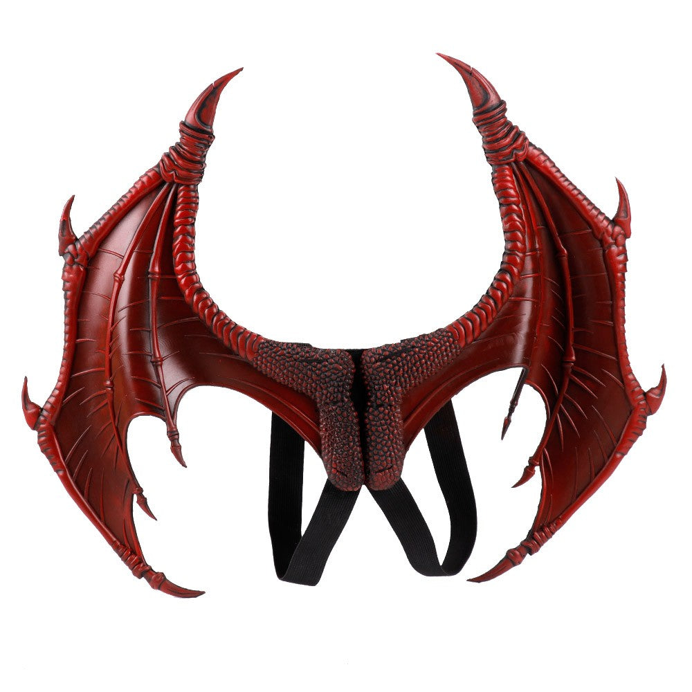 Animal Cospty Dragon Costume Purim Christmas Gift Carnival Party Cosplay Set Wing and Tail faucet Costume