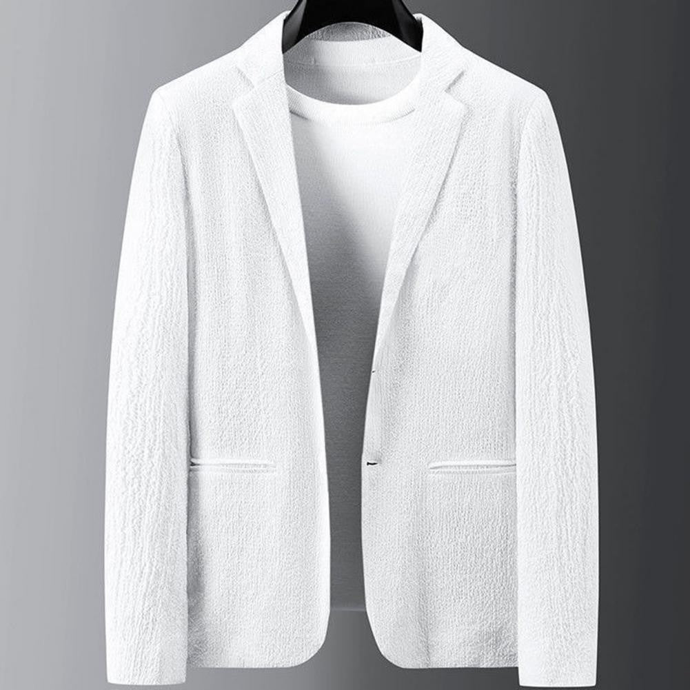 Men Two piece Suit Striped Pleated Men Pants Set Pleated Drawstring Loose Lapel Pockets Thin Formal Business Men Set