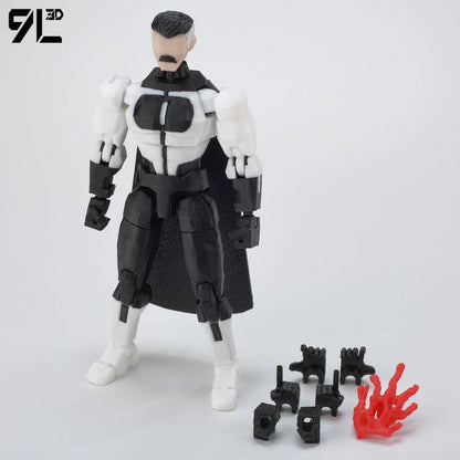 9L3D Superman Menino Invencível Batman Boneco Articulado LUCKY13 Multiarticulado Poseable T13 Titan13 Herói Modelo Dummy13 Brinquedos Colecionáveis