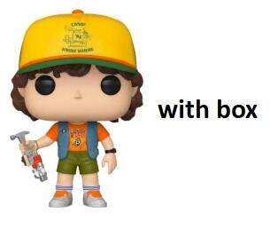 Limitado Venda Stranger Dustin no Camp 804 e (com Camisa de Carne Assada) Exclusivo #828 Boneco de Vinil Brinquedos para Coleção