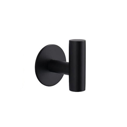 Aluminum Alloy Robe Hook Towel Hooks Self Adhesive Wall Coat Racks Rustproof Hook Hangers Wall Hook Kitchen Bathroom Accessories